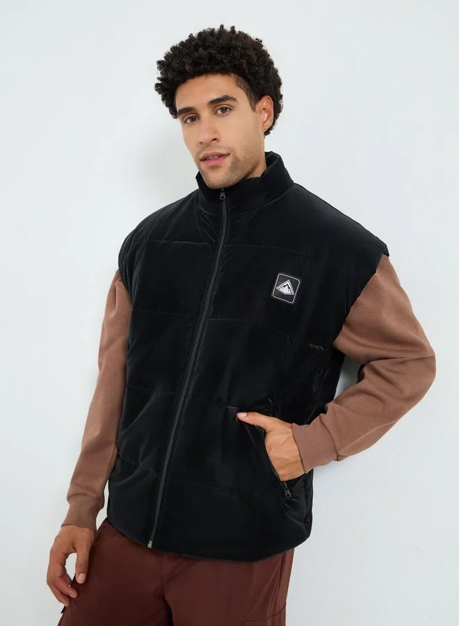 ستايلي جاكيت منفوخ سادة بقصة مريحة